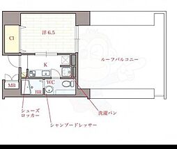 Osaka Metro御堂筋線 江坂駅 徒歩2分の賃貸マンション 11階1Kの間取り