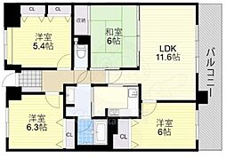 ステイツ江坂・エスプリート 14階