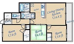 セレッソコート千里中央アネックス 2階