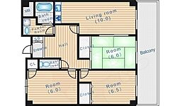 カルムドイ 3LDKの間取図画像