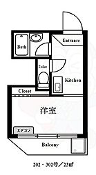 クレストコート 3階/-