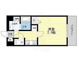 フェリーチェ梅田北 1Kの間取図画像