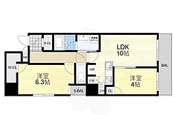Gate Court Higashimikuni 9階/-