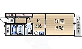 福本ビル  ｜ 兵庫県尼崎市猪名寺２丁目（賃貸マンション1K・4階・25.42㎡） その2