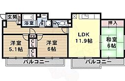 間取図画像 3LDK