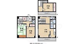 フォレスト伊丹 3LDKの間取図画像
