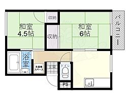 ビオラハイツ 2Kの間取図画像