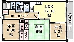 マトック荻野 3LDKの間取図画像