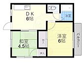 宝塚市山本西２丁目 2階建 築38年のイメージ