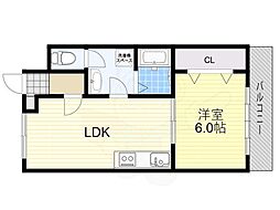 間取図画像 1LDK