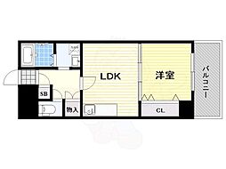 ダイコーパーク 4階1LDKの間取り