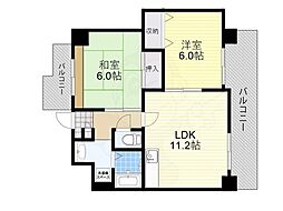 ウノディアマンテ 2LDKの間取図画像