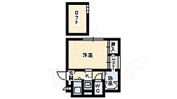 プライムハウス豊南 1Kの間取図画像