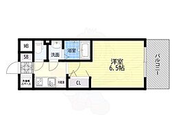 ファーストフィオーレ十三エリオ 1Kの間取図画像
