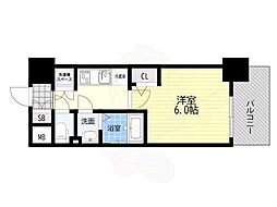 ファーストフィオーレ十三エリオ 1Kの間取図画像