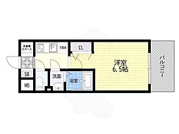 ファーストフィオーレ十三エリオ 1Kの間取図画像