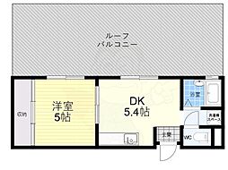 ハイムタイヨー 1DKの間取図画像