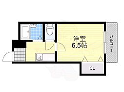 ガレージフィールド相川 1Kの間取図画像