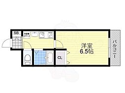 プレサンス新大阪ステーションフロント 1Kの間取図画像