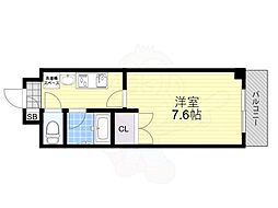 E-Gate 1Kの間取図画像