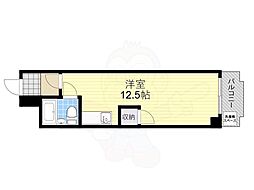 プロヴァンス ワンルームの間取図画像