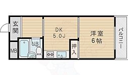 ライトハイツ 1DKの間取図画像