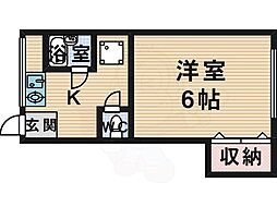 間取図画像 1K