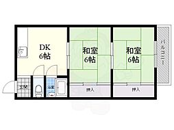 西禁野グリーンハイツ 2階