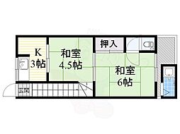 京阪本線 牧野駅 徒歩11分 2階/-