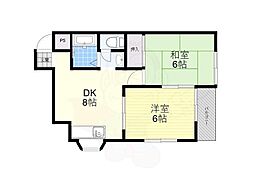 シャルマン津村 3階/303