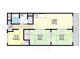 京阪本線 香里園駅 バス13分 新高田下車 徒歩4分
