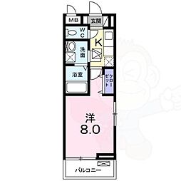 間取図画像 1K