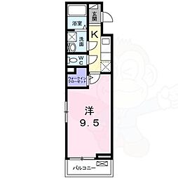 間取図画像 1K