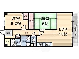シャンボール武庫之荘3 4階
