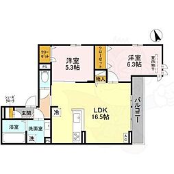 グリューネ塚口本町 3階/-