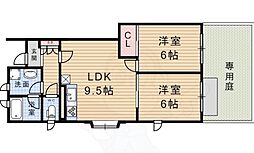 フレア2 2LDKの間取図画像