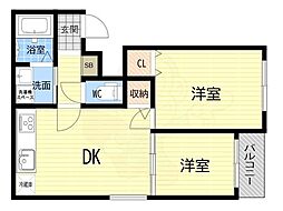 Grande Maison 武庫川 2階/-