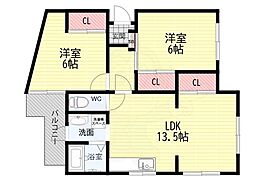 ハイツプラム塚口 2階