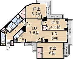 物件の間取り