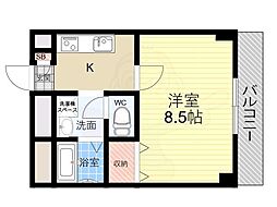 アンプルールフェール　メルカート・デリ・アパルタメンティ2 1階