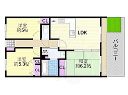 間取図画像 3LDK