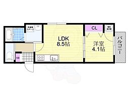 阪神なんば線 出来島駅 徒歩6分 3階/-