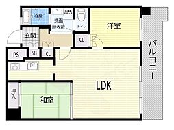 清川六番館 2階/-