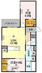 エスタブレ平野西 2階/-