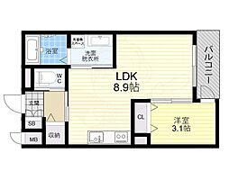 グローハイツ喜連ノース 2階