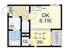 シノケンハーモニー 加美北2 2階