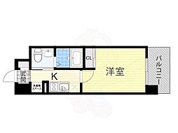 URVINGNeo平野駅前 1Kの間取図画像