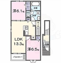 ma maison マ・メゾン 2LDKの間取図画像