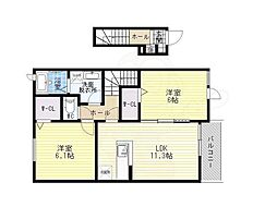 プラシード 2階