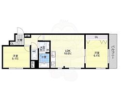 リュストル喜連 2階